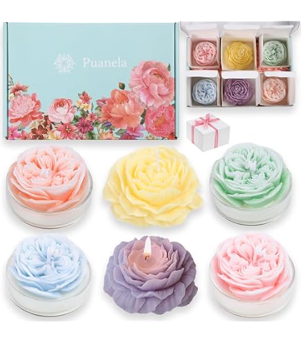 Amazon.co.jp: Rosy Rings アプリコットローズボタニカルキャンドル